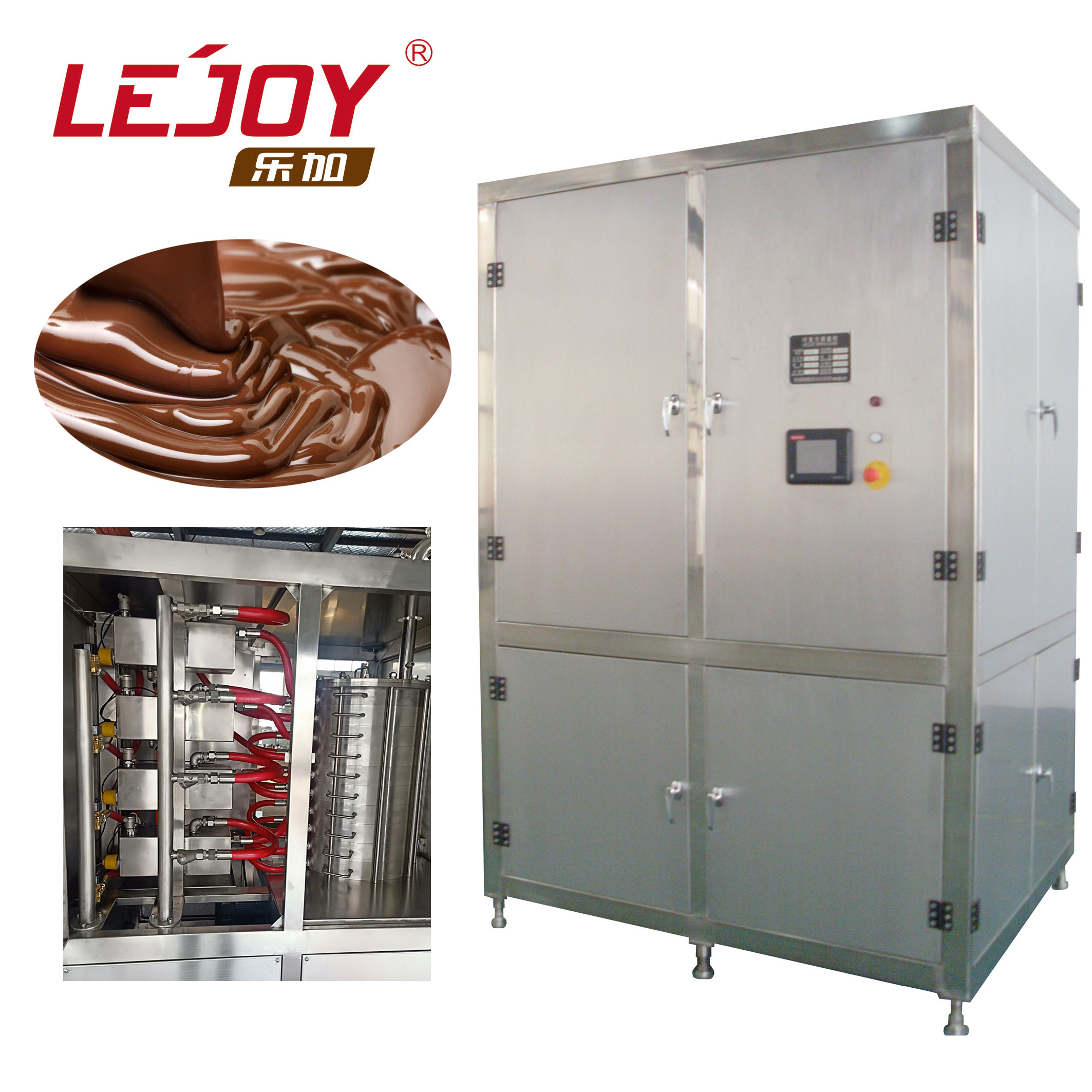 Fully Automatic New Design Big Capacity Chocolate Machine for Tempering