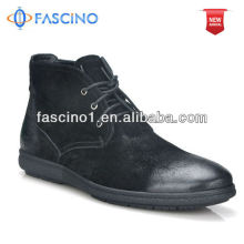 Winter leather casual men boots