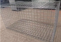 Kotak gabion yang dikimpal/penahan dinding galvanized gabion kotak