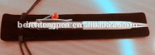 Elegant element crystal ball pen with red heart pendant P10199