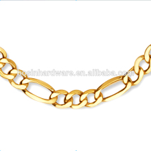 Fashion High Quality Metal Gold Figaro Chain
