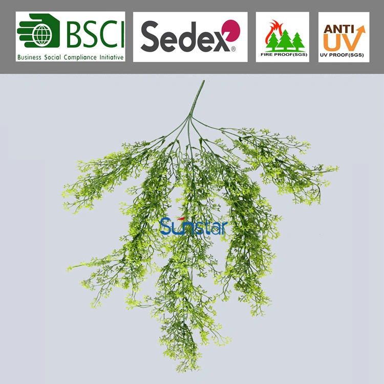 Artificial Hanging Plant Anti-UV for Outdoor PE Plastic Selaginella for Home Decoration (47413)