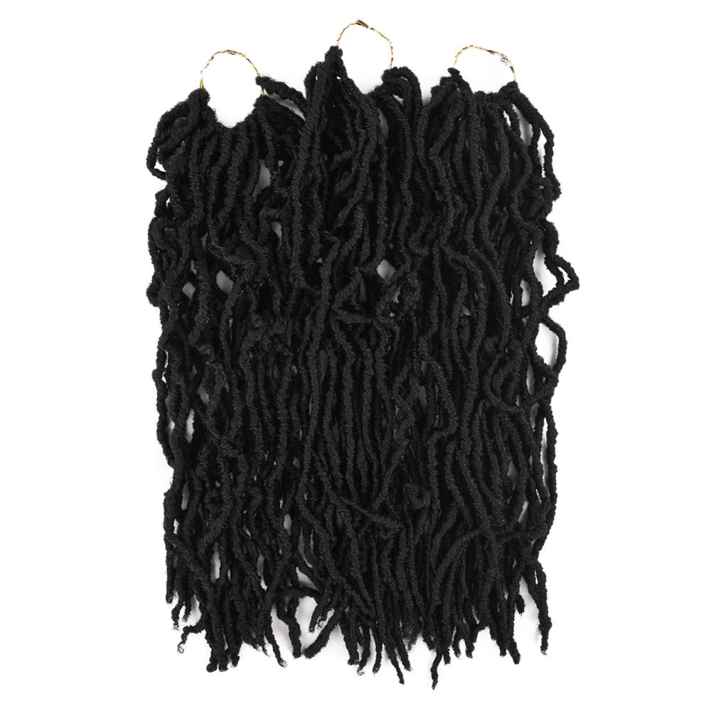 MYZYR Twist Crochet Hair Afro Kinky Curly 18 Inch Ombre Brown Long Synthetic Hair Crochet Braids Natural Hair Extensions