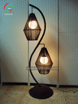 exquisite hand-woven table lamp & floor lamp