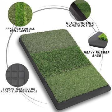 Alfombrilla de golf con base de goma duradera para césped artificial