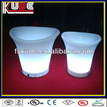 led illuminated plastic ice bucket disposable ice buckets sale led