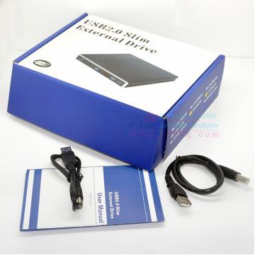 USB2.0 slim alloy external Optical Drive