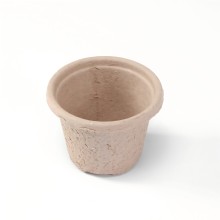 Biodegradable eco-friendly molded pulp seedling pot