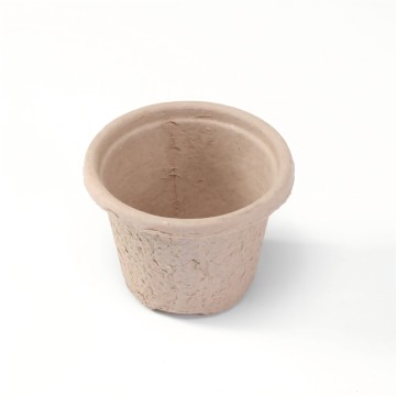 Biodegradable eco-friendly molded pulp seedling pot