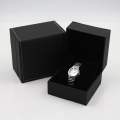 Luxury PU hinged watch box with pillow
