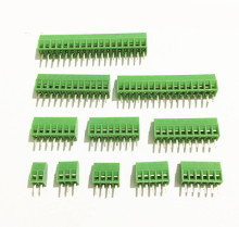 50Pcs Per Lot Universal 2.54mm Pitch 3 Pin 3 Poles PCB Screw Terminal Block Connector