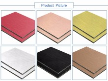 Brushed ACP Material Aluminum Composite Panel