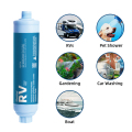 RV camping waterfiltersysteem verminderen slechte smaak chloorsediment Pet doucherwater filter