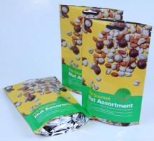 customized logo snack biscuit food packaging bag