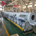 CE certificate polypropylene HDPE PE water distribution pipe extruder machine