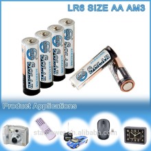Size aa lr6 super capacitor alkaline battery