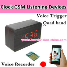 Mini Clock GSM Listening Devices for Home Use