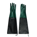 PVC Dipped glove reinforced cuffwith rain coated material