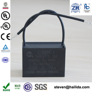 ceiling fan condenser 5mfd regulator capacitor cbb61