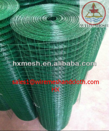 welded wire nesh rubber coated wire mesh