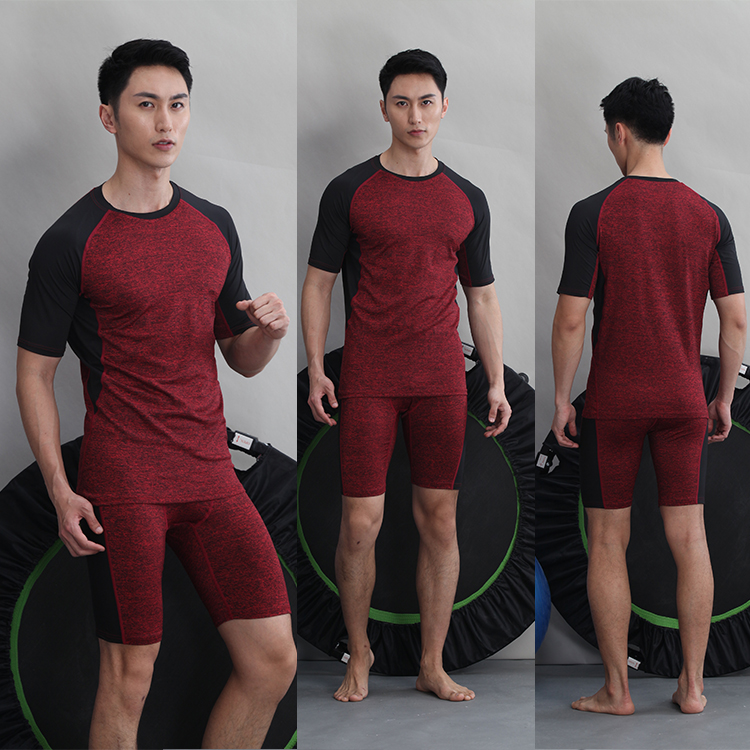 LiDong wholesale breathable quick dry short sleeve tshirt/mens gym clothing sportswear fitness