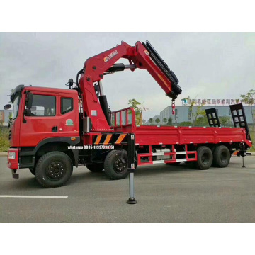 Caminhão IVECO 8X4 com guindaste articulado 25-30 toneladas