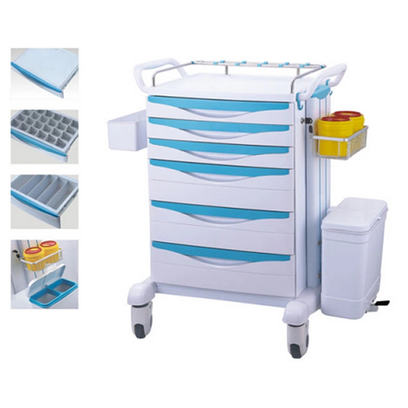 Chinese Manufacturer High Quality Medical Trolley for Hospital Use