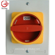 Isolator-switch mechanical services power supply switching