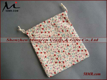Wholesale Cotton Fabric Drawstring Bag,Small Drawstring Bags