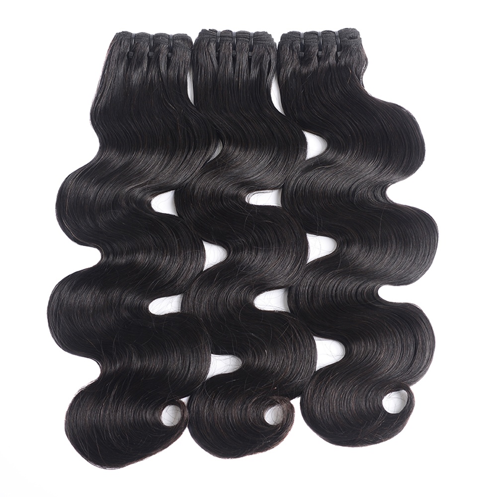 Double Drawn Raw Virgin Wavy Cuticle Aligned Hair Body Wave Texture Cambodian Hair From Cambodia