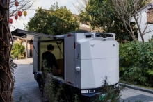 North America High-Precision Map Driverless Van for Closed Campus Logistics