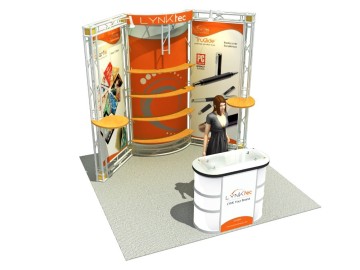 Economic and Portable Exhibition Booth, 10x10 wall Booth, lightweight wall booth