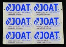 Self Adhesive Epoxy Domes Logo Label Stickers / Resin Domed