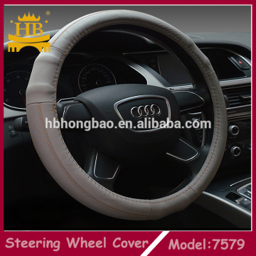 Good quality genuine leather car accessories car steering wheel cover