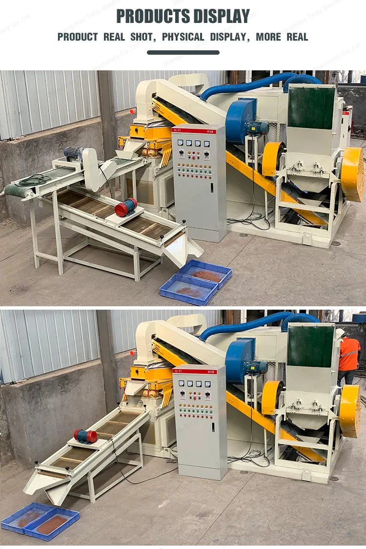 Direct Factory Mini Small Model 400 Supply Waste Electric Wire Copper Rice Granulator Equipment Cable Wire Recycling Machine