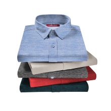 Custom thermostatic health shirt environmental protection fabric formal shirt man long sleeve shirt