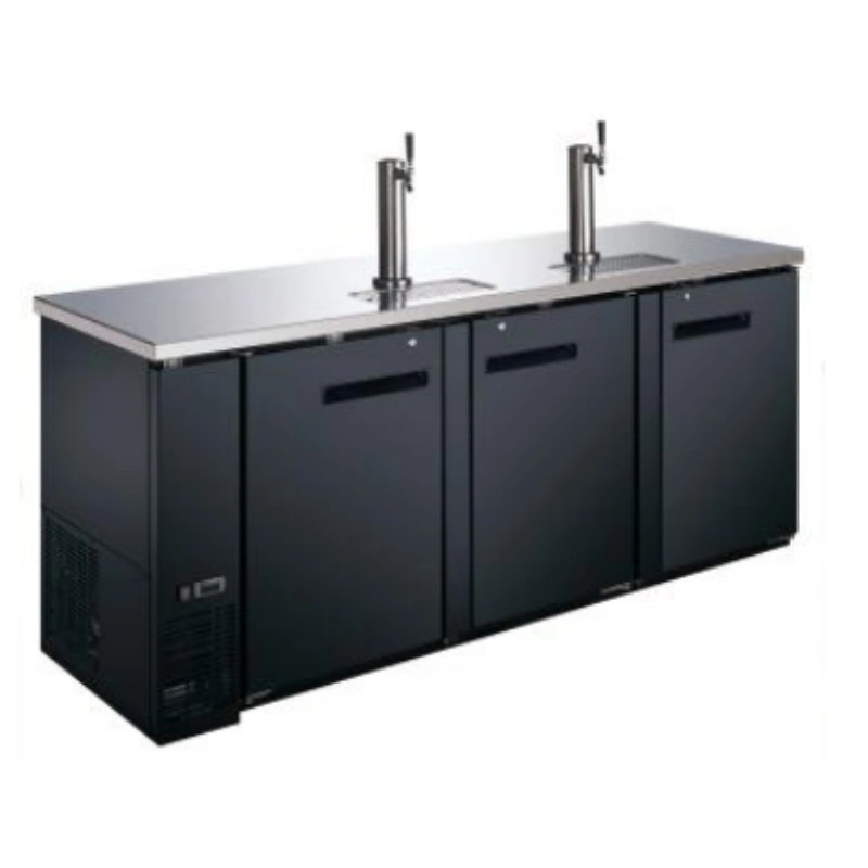 Single Door Black Cold Commerical Beer Dispenser