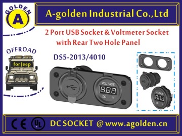 SWITCH good quality promotional double poles rocker switche socket