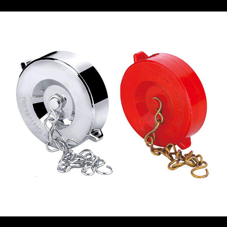 2 1/2'' fire protection Red Chrome plated Plastic cap Chain