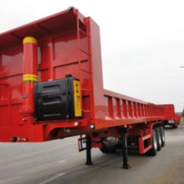 13.75m low flatbed semi trailer