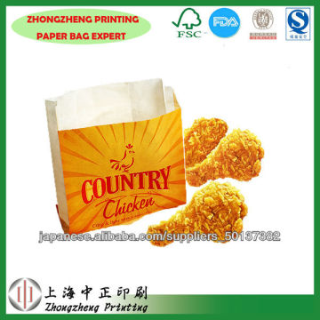 greaseproof roasted chicken bag