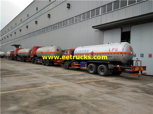 5000 غالون 10ton LPG Delivery Tanker Trucks