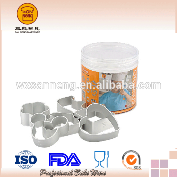 Hotsell Stainless Steel Material Cake Mould Biscuit Mould Set with Package