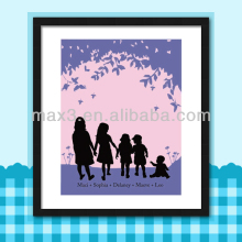 2015 New Picture Frame Painting Home Decoration Wooden Funny Photo Frame For Kids Room