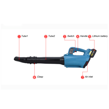 21V tragbares handheld elektrisches schnurloses Blattgebläse