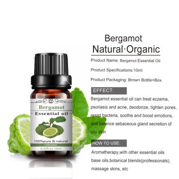 100% Natural Pure Bergamot Essential Oil Skin Care Oil