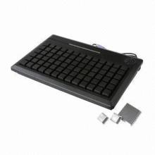 Programmable POS Keyboard with 78 Keys, Provides Multi-level and Postpone Programming