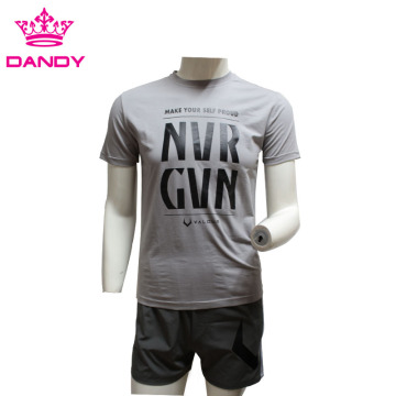 Mens cotton gym shirts