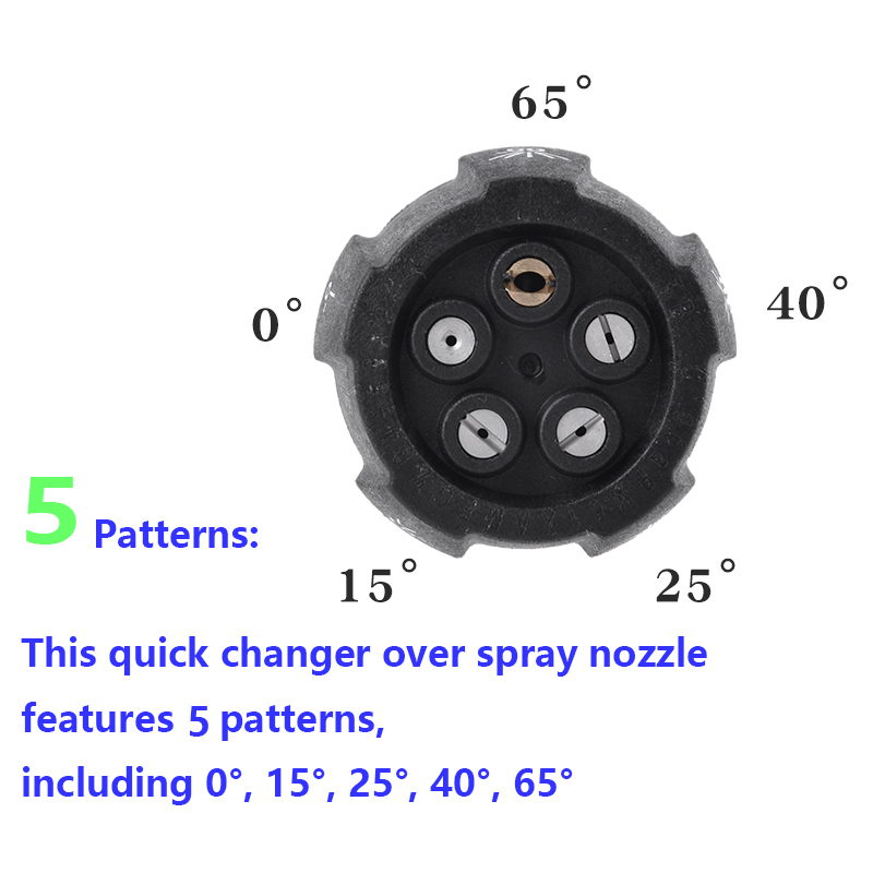 Per le punte della bacchetta in metallo rondella di pressione di lancia lancia spray per lancia per lancia rapida getto per getto rondella ugello