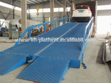 Container loading ramp container unloading equipment